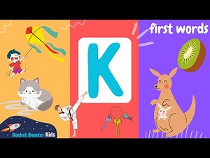 Letter K Words | Explore English Words | Kids First Words