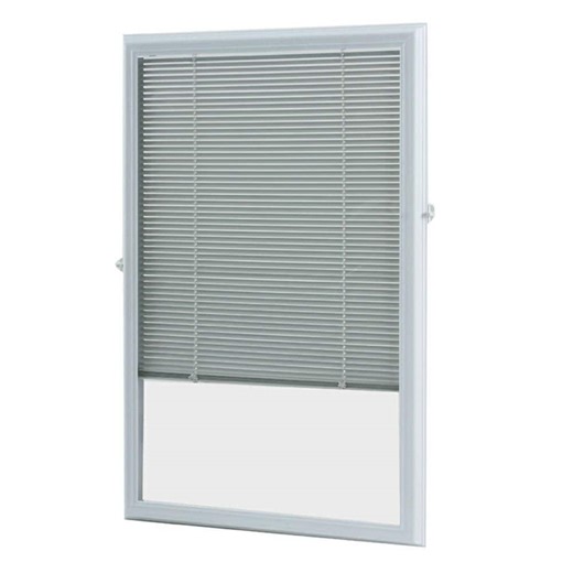 Check The Home Depot's Q&A Before Buying: ODL White Cordless Add-On Blinds for Raised Frame Doorglass 23-3/4 in. Width x 37-3/4in. Height