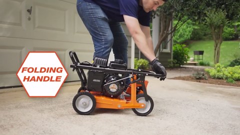 Yard Force YF7302 9" Gas-Powered 79cc 4-Cycle OHV Edger, Walk Behind