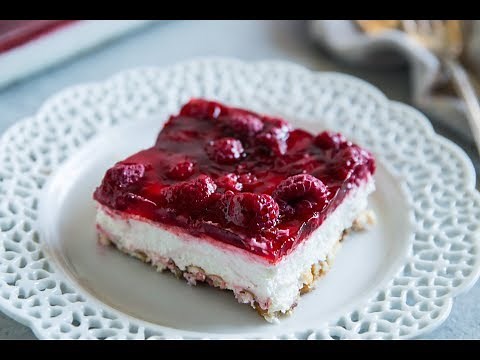 Raspberry Pretzel Jello Salad
