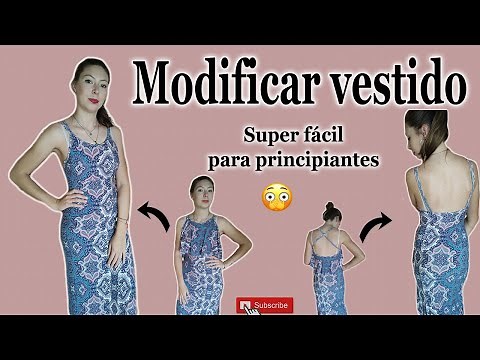 How to alter a dress || simple alterations || transform your clothes