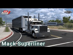 Mack Superliner Custom Sleeper Cab - 4k Video- ATS