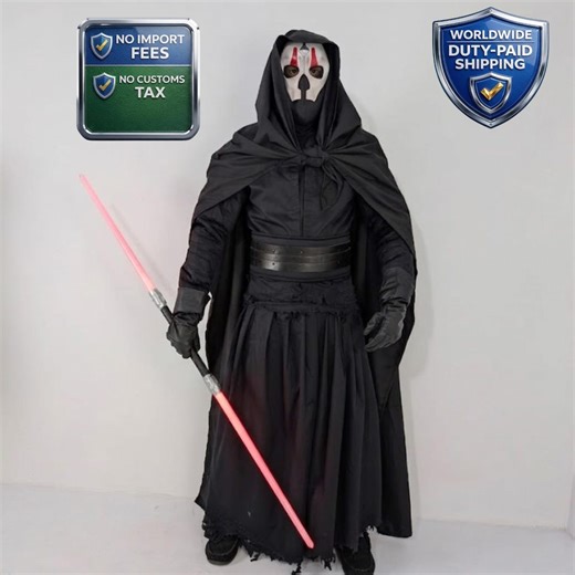 Darth Nihilus Costume - KOTOR2 Sith Lord Cosplay Robe