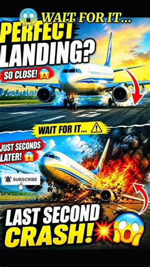💥 Perfect Landing... Then Disaster! 😱 | Plane Crash Simulator #Shorts