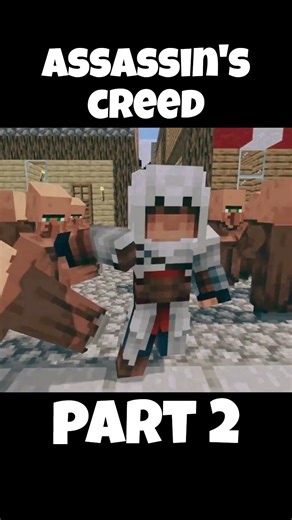 Assassin's Creed, but as a Minecraft Animation - Part 2 #shorts #minecraft #animation