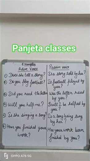 rules of conversion of active voice to passive voice