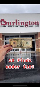 Ready to say “WOW”!? #burlingtonassociate Shaun found 10 items for UNDER $10*! Now those are #burlingtondeals *Styles and selections vary by store. | Burlington