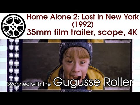 Home Alone 2: Lost in New York (1992), 35mm film trailer, scope 4K