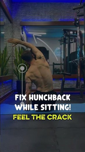 Fix Your Hunchback With This Simple Seated Move (Instant Back Crack!)