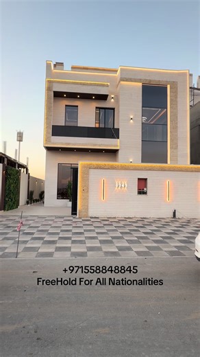 Luxurious Villa for Sale in Ajman with Master Bedrooms