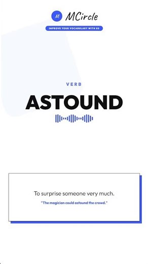 Learn English: What is Astound? | Vocabulary Shorts