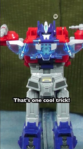 Transform and FLIP with this NEW Optimus Prime! #transformers