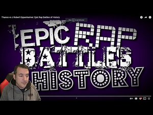 Historian Reaction // Epic Rap Battles of History (Thanos vs. J. Robert Oppenheimer)