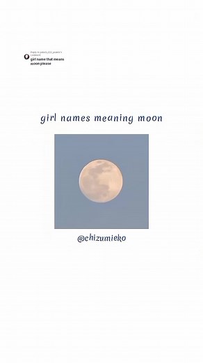 Moon Inspired Girl Names with Meanings