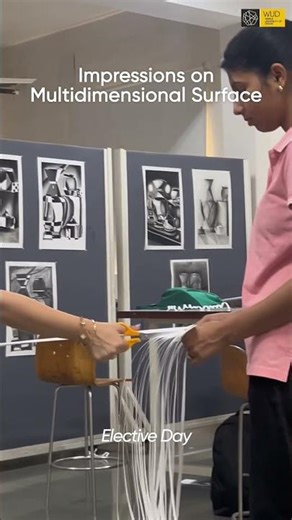 Impressions on multidimensional surfaces #MultidimensionalArt #SurfaceExploration #DesignProcess