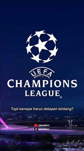 This is the meaning of the 8 star symbol on the Champions League logo.