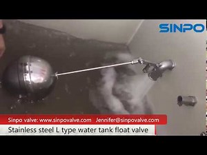 L type water tank float valve testing and application