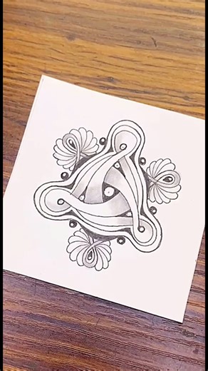 12K views · 166 reactions | Zentangle Pattern-NODANA | Drawing Tutorial For Beginners #zentangle #doodle #zendoodle #art #zenart #mindfulart #trending #viral #painting #easyart | Easy Art | Facebook