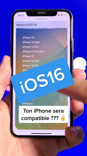 Découvrez les nouveautés de la mise à jour iOS 16 pour iPhone !