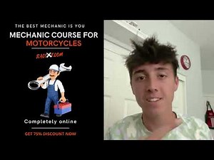 Vido review - Racext motorcycle mechanic course - Thomas has restored his motorcycle