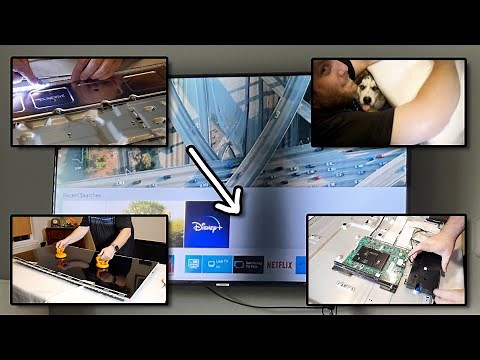 How To Replace The Backlight On A 55" Samsung LCD TV