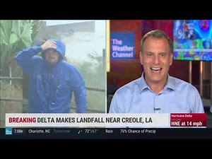 The Weather Channel Hurricane Delta Landfall Coverage - 6 PM Hour 10/9/2020