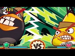 Review of the game Angry Birds Fight (Angry Birds in Battle!) 3 in a row, in an unusual format