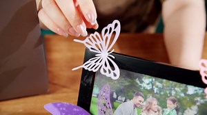 Outus 144 Pieces 3D Butterfly Wall Stickers Decor 3 Styles Butterfly Decals DIY Decorative Wall Art Cutouts Crafts Removable for Room Wedding Flower Party Decorations,(Pink)