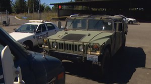 'Honest thief' steals Army Humvee from Centralia police parking lot