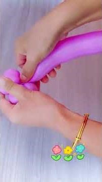 Ear knot flower video#Balloon Tutorial#diy by hand#Hundreds of billions of traffic