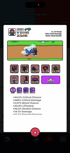 dogs vs Fake King in forge master