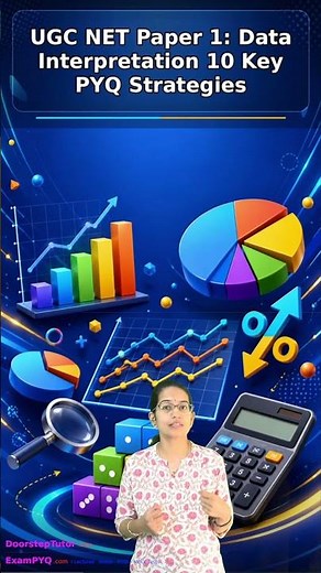 📊 Master UGC NET Paper 1 Data Interpretation PYQ Strategies! #Shorts