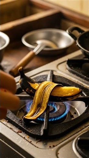 Raw Banana Fry on Stove 🔥 | Crispy Aratikaya Fry | Quick South Indian Snack #shorts