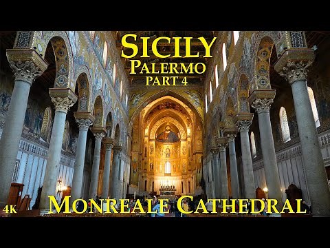 Monreale cathedral - Palermo - Sicily - One of the greatest examples of Norman architecture. Italy