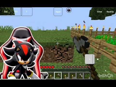 Shadow plays Minecraft