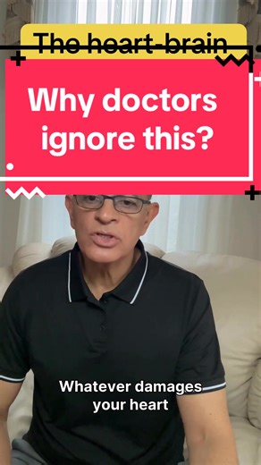 The heart- brain connection, doctors ignore. #drjacoblongevity #doctorexplains #heart #brainrot