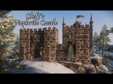 ClefJ's Nephrite Castle, A Skyrim Medieval Home Mod for Xbox and PC (AE/SE/LE)