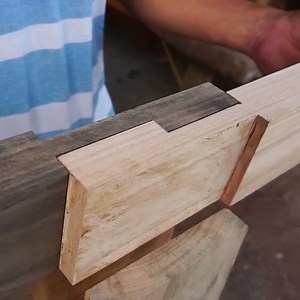 Wood Block Locking Skills ASMR Woodworking | DIY & Crafts