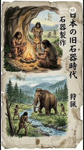 白黒画像から蘇る「旧石器時代」