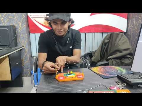 Wire Loop Game challenge! It's not an easy thing to finish!