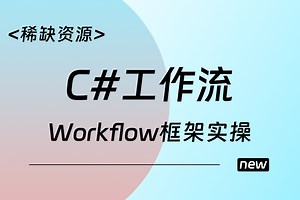 【C#工作流   Workflow框架实操】2025全新录制（C#上位机/实操/实战/零基础/.NET9/WPF）B1423