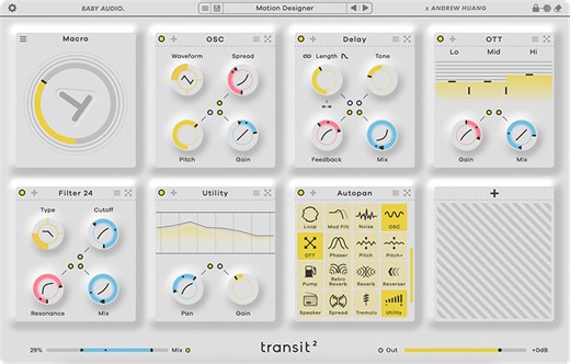 Transit 2 by BABY Audio - Motion Plugin VST VST3 Audio Unit AAX