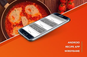 RECIPE APP WIREFRAME - Abraham E.