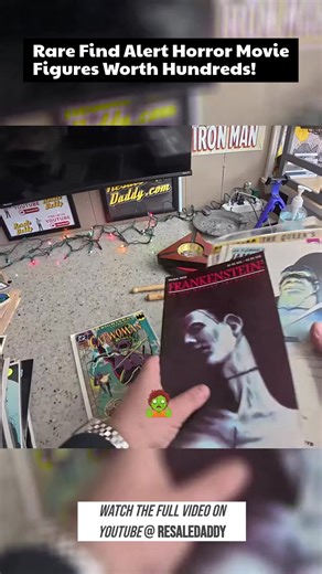 Rare Find Alert Horror Movie Figures Worth Hundreds! Watch the full video here: https://www.youtube.com/@ResaleDaddy #reseller #yardsalefinds #thrifthaul #resaledaddy #sidehustle #garagesalefinds #resellcommunity | Resale Daddy