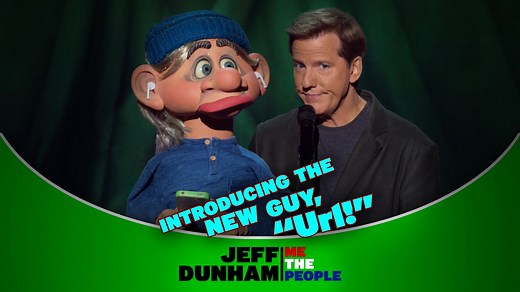 1.4M views · 69K reactions | That's right!! There’s a new guy in the show and his name is "Url!” Check out this clip from his first televised appearance in my latest record-breaking special, "JEFF DUNHAM: Me The People” and then let me know in the comments below if you know someone just like him! LOL ;) Watch NOW! | Jeff Dunham | Facebook