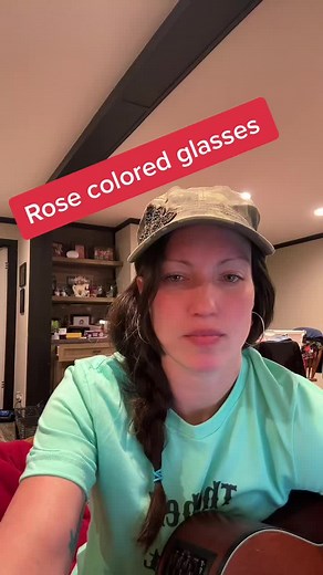 Singing John Conlee's Rose Colored Glasses Acoustic Cover | Country Music
