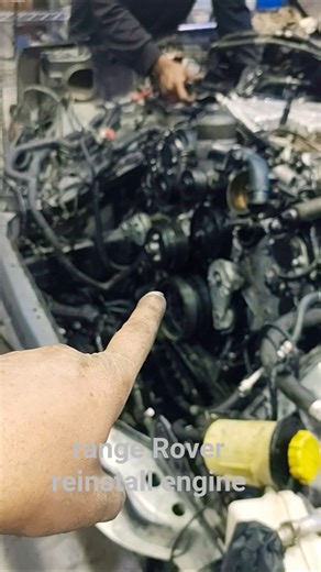 range Rover engine overhaul reinstall
