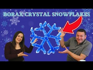 Borax Crystal Snowflakes DIY