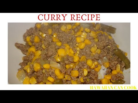 EASY CURRY RECIPE I HAWAIIAN STYLE HAMBURGER CURRY