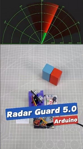 DIY Arduino Radar with LED + Buzzer Alerts! #arduino #arduinoproject